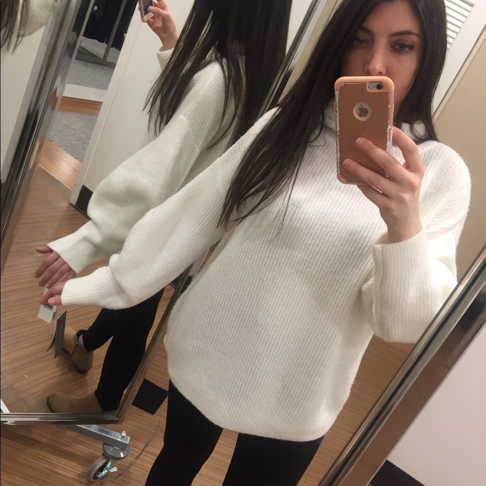 French Connection White sweater